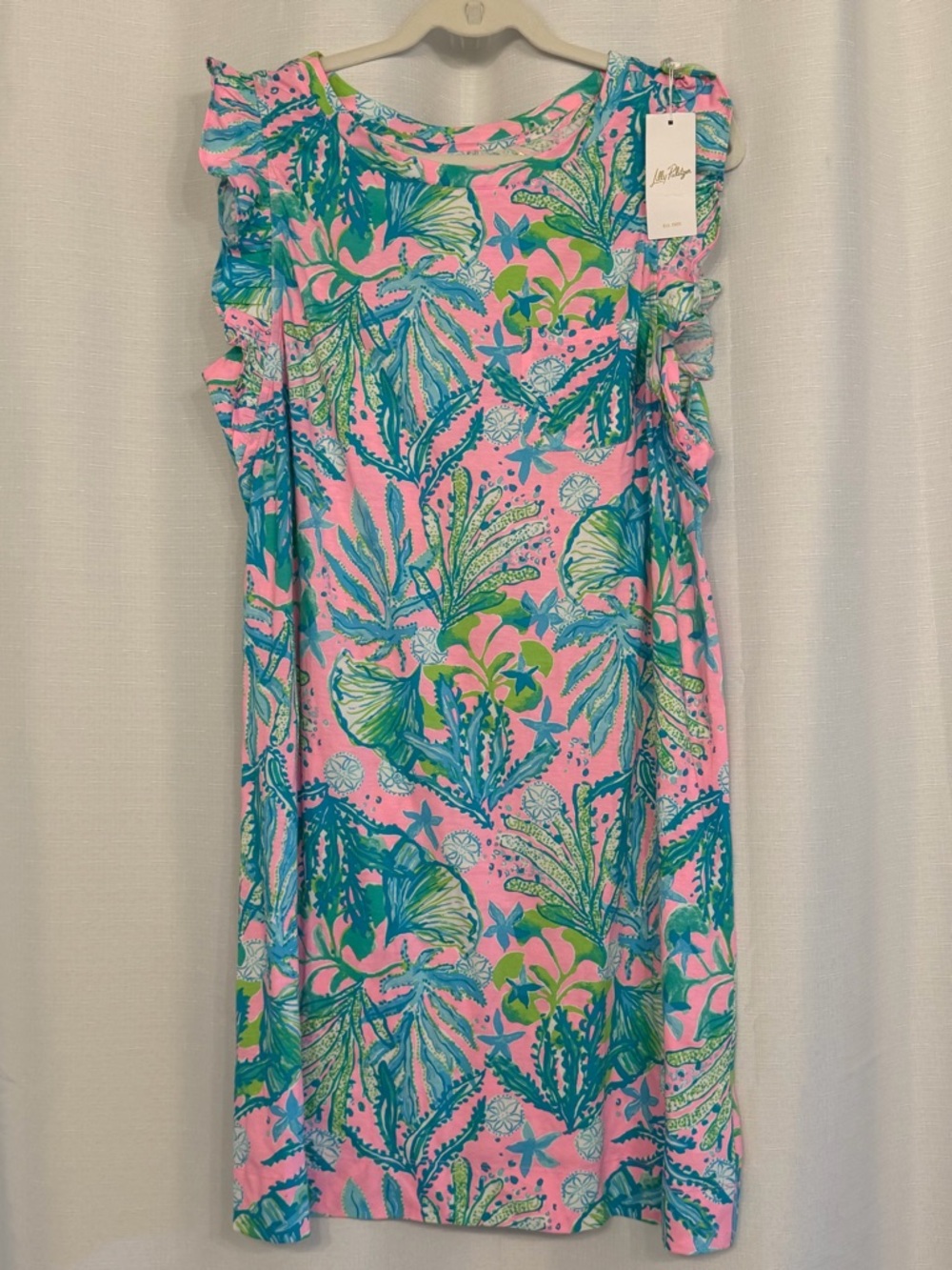 Lilly Pulitzer Laina Dress Mandevilla Baby Hip Nautic XL NWT